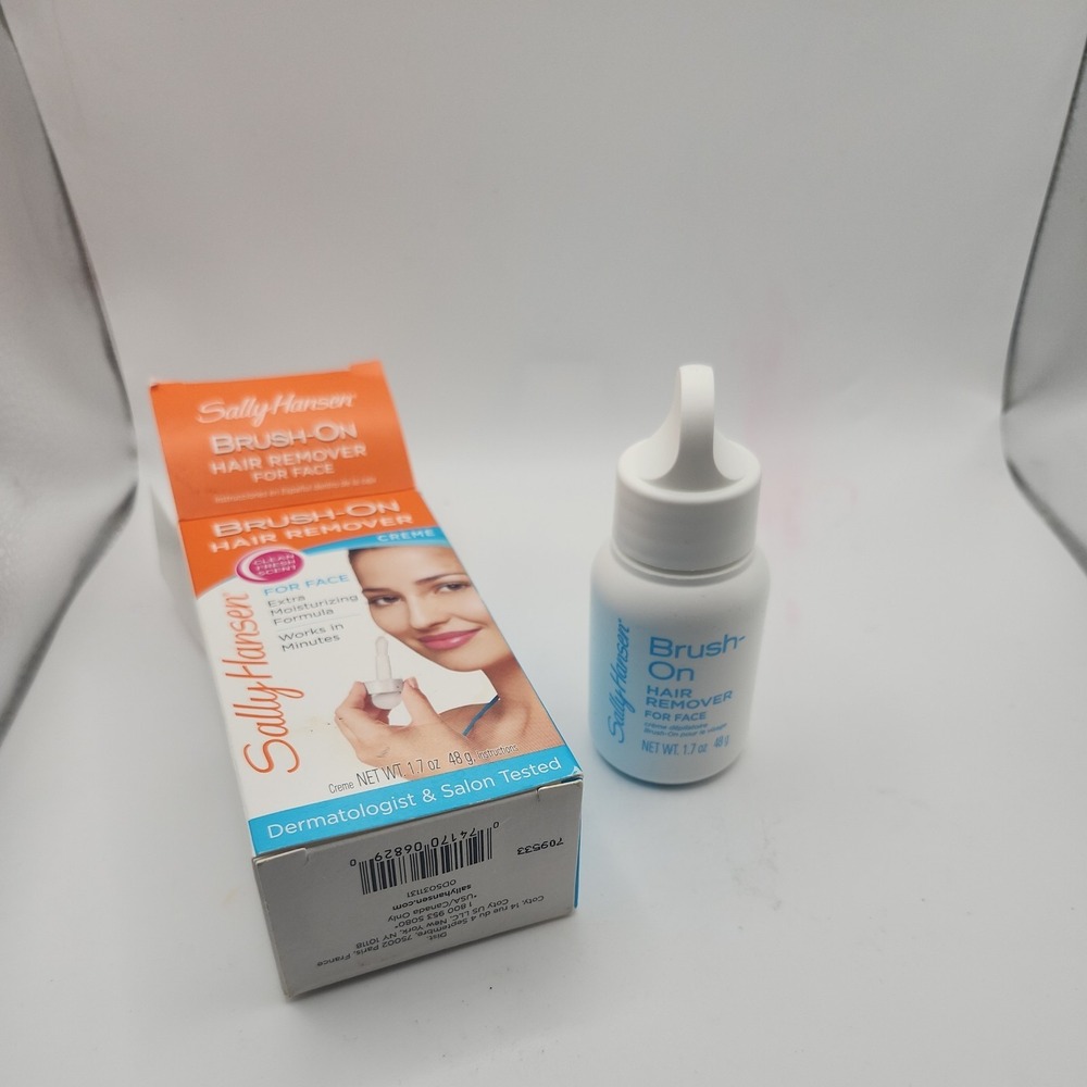 NEW Sally Hansen Creme Hair Remover Kit for Face 1.7 oz - Picture 6 of 6